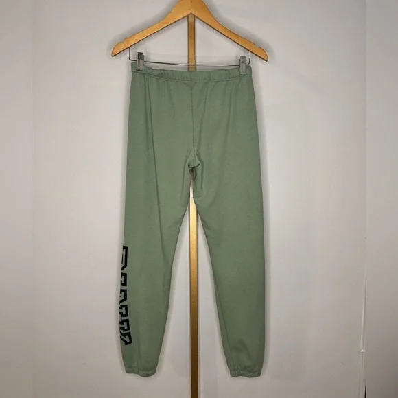PINK Victoria's Secret Green Joggers - Picture 3 of 6